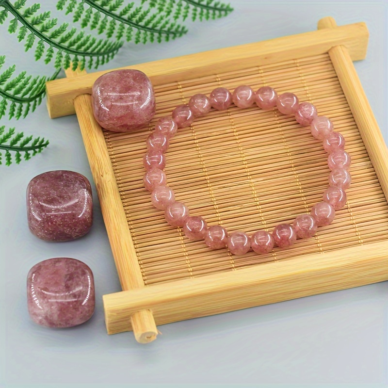 Fashionable Strawberry Stone Bracelet for Women